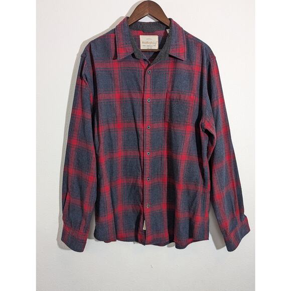 Weatherproof Vintage Men's Casual Soft Brushed Plaid Button-Down Flannel XL - Picture 1 of 8